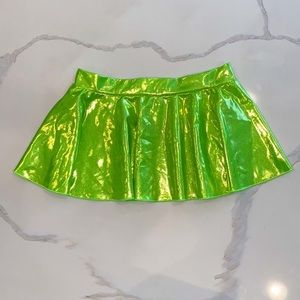 Super Cute Mini Mini Rave- Tinkerbell Shinny Skirt NWT